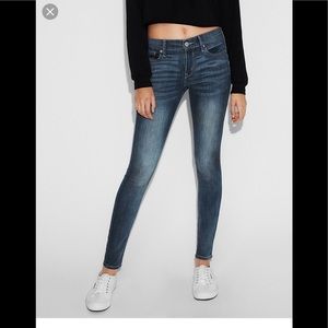 Express midrise skinny jeans